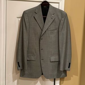 Houndstooth suit jacket, 100% wool
